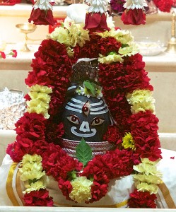 Decorated Shiva Linga
